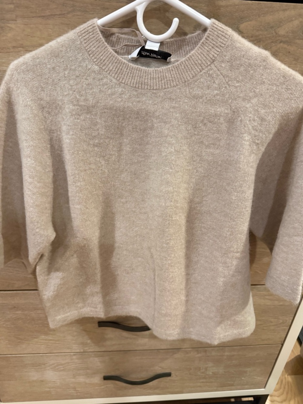 Women’s And Other Stories Crewneck Sweater in Light Beige,XS Anthropologie, NWT